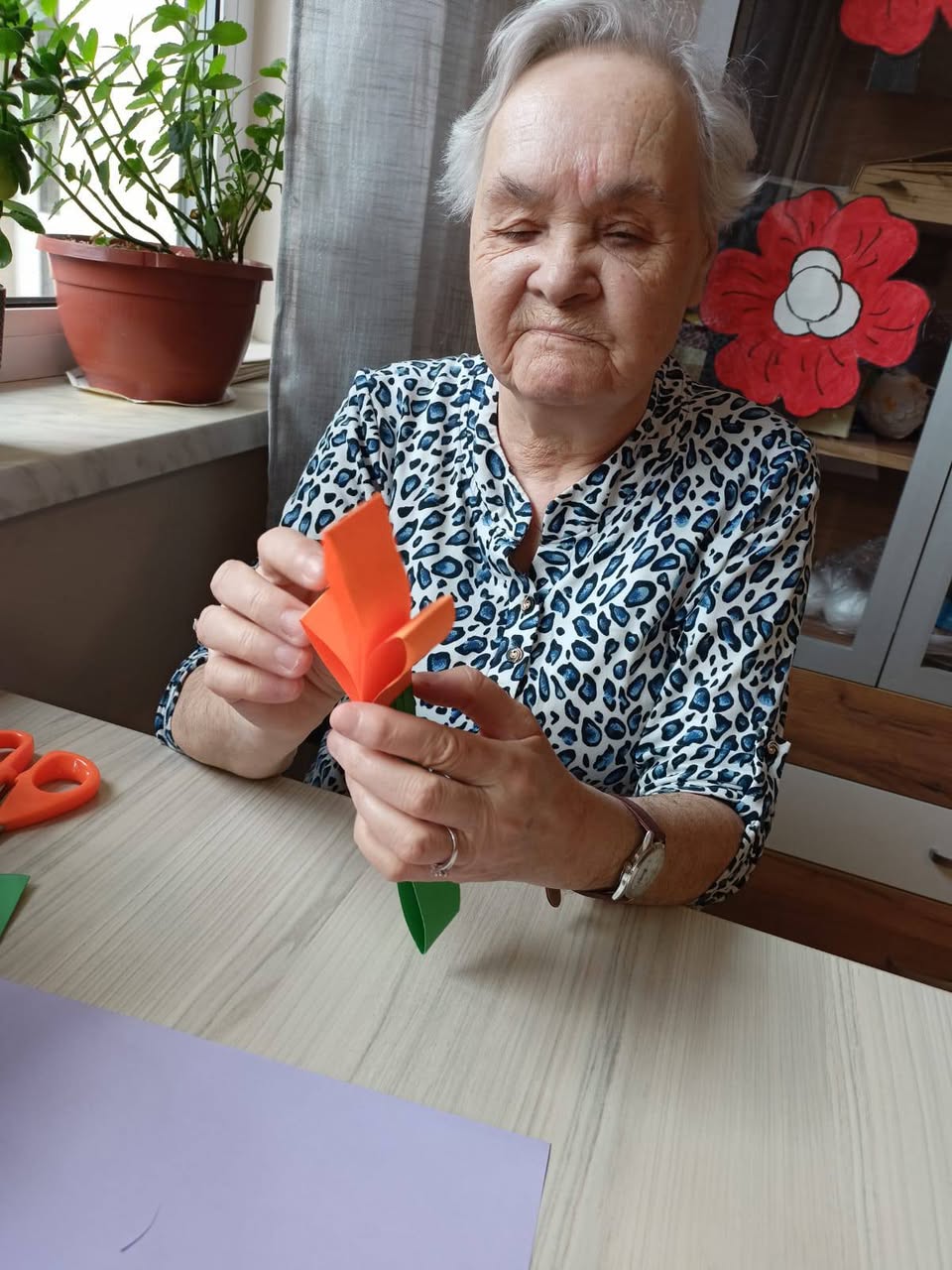 Origami — papierowe tulipany